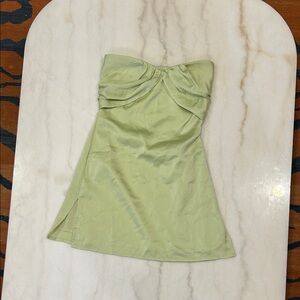 Princess Polly Elegant Green Strapless Dress